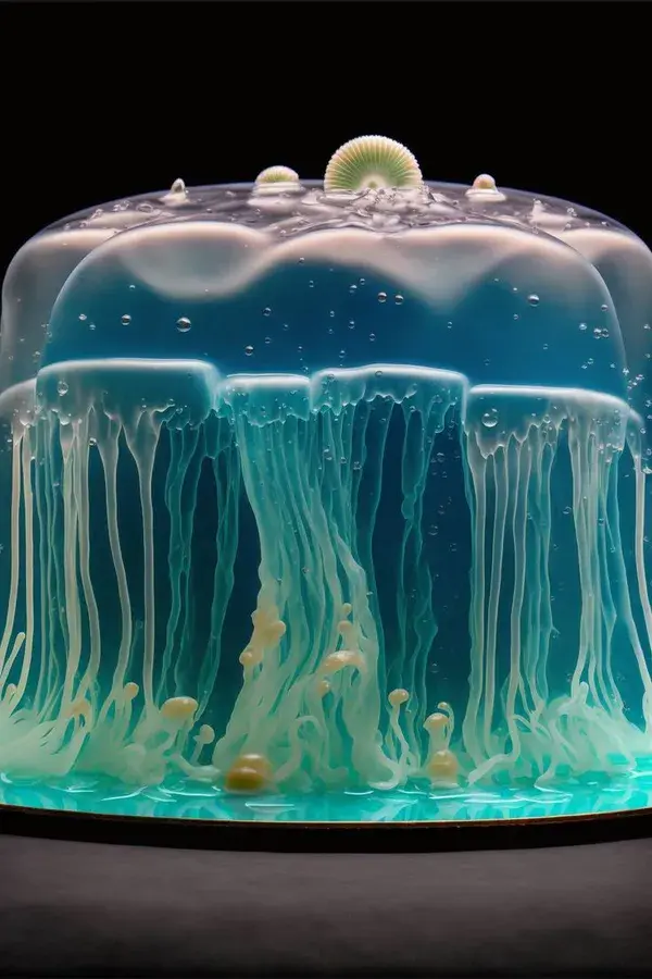 Ocean jelly cake