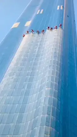 How Skyscapers Are Cleaned After Dust Storms In Dubai