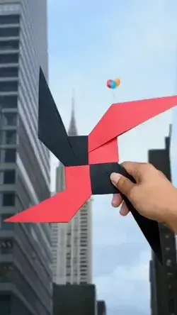 DIY paper ninja star
