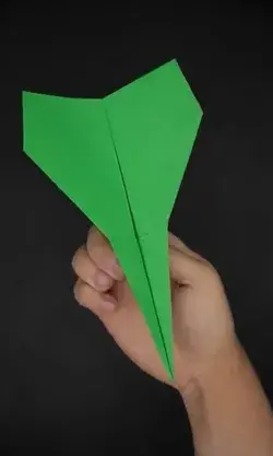 How to make a paper airplane.