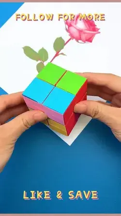 Simple Magic Cube Crafts for Toddlers That They Can Actually Do