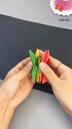 Multicolor Paper Figure: Fun and Vibrant DIY Craft Project