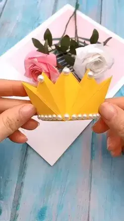 Origami Tutorial DIY Crown