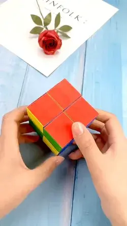 game gadget -rubix cube  from paper boxes