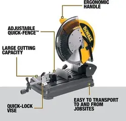 Metal Cutting Saw, 14-Inch (DW872)