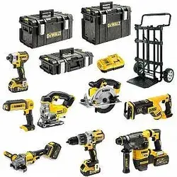 DeWALT Kit DCK-FR834MP4DS-CADDYB (DCD996 + DCG414 + DCH333 + DCS367 + DCS391 +