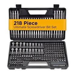 Jackson Palmer 218 Piece Ultimate Screwdriver Bit Set, High Grade Carbon Steel, Includes Hard-to-Find Security Bits - Amazon.com