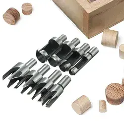 Yakamoz 8 Pieces HSS Taper Claw Type Wood Plug Cutter Drill Bits 16mm 13mm 10mm 6mm Metric (5/8&quot; 1/2&quot; 3/8&quot; 1/4&quot;) - Amazon.com
