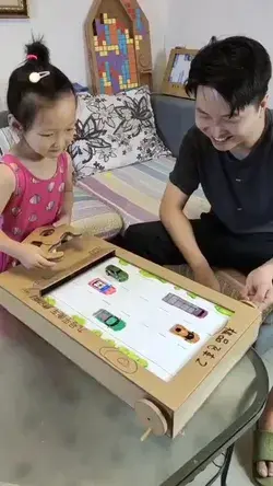 Cardboard Driving Game For Kids