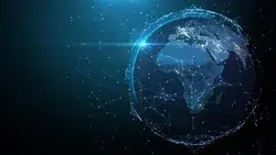 Global Communication Network Concept, the Stock Footage Video