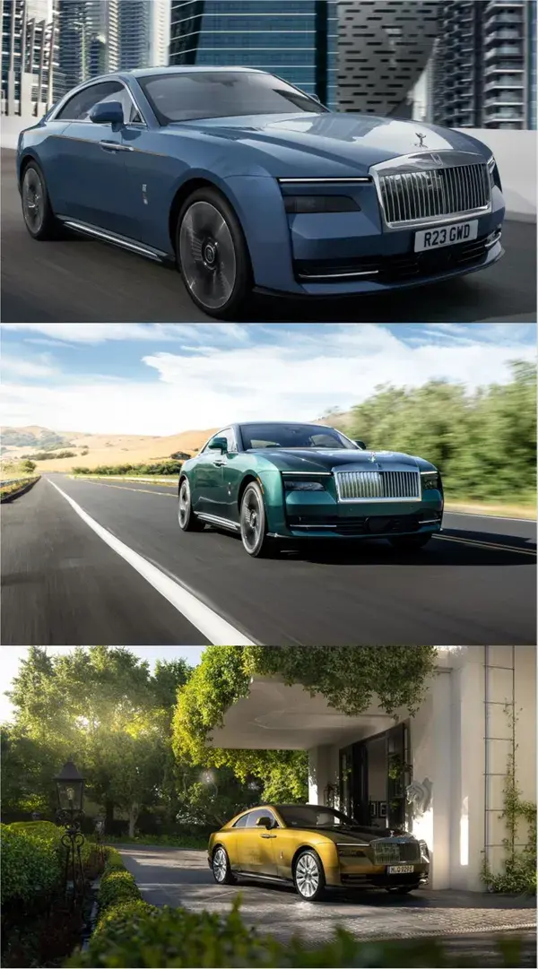 Super luxury car Rolls Royce Spectre 2024