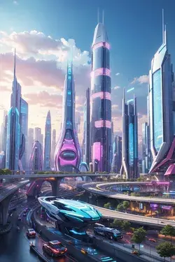 Future Metropolis: A Glimpse into the Tomorrow's Architecture" 😎