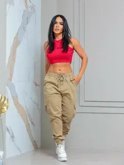 Cargo trouser outfit for woman