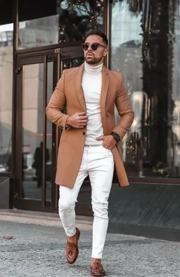 Latest Men's Winter Outerwear | Long Wool Trench Coat Designs Fall Ideas 2022