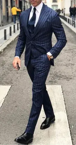 Pinstripe Suit