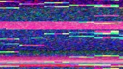 Free Motion Graphic Virtual Background 📺 TV Static Scramble VJ Loop