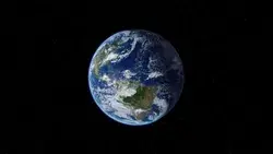 Earth Zoom in from Outer Stock Footage Video