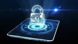 Cyber Security Data Protection Business Stock Footage Video