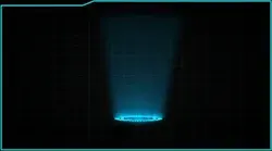 Hi-tech hologram effect- Kritrimvault