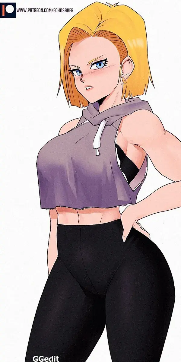 (ɔ◔‿◔)ɔ ♥ = Follow ╳ C-18 ╳ Dragon Ball