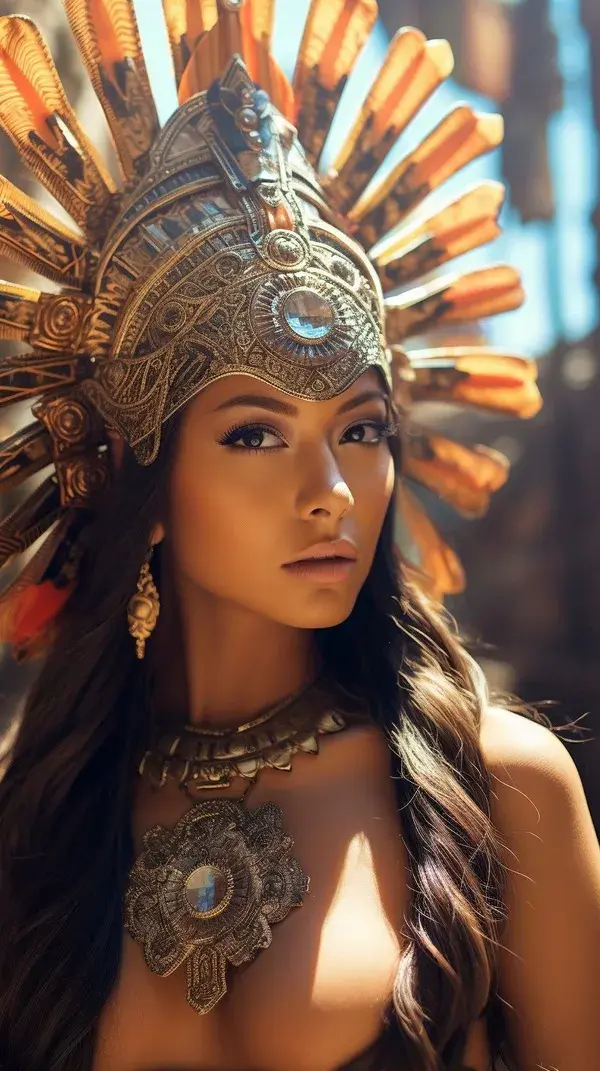 Aztec Empire Princess Warrior #169