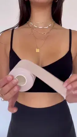 How to use boob tape for a deep v! 