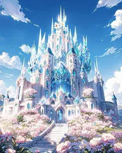 gorgeous castle 🩵❄️💎
