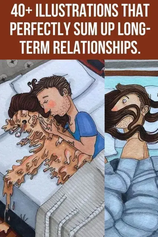 40+ Illustrations That Perfectly Sum Up Long-Term Relationships