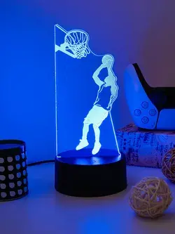 1pc Basketball Design Decoration Light
