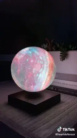 A Beautiful Levitating Moon Lamp That Will Keep You Cozy At Night!