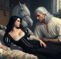 Yennefer and Geralt