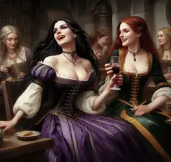 Yennefer of Vengerberg and Triss Merigold