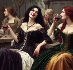 Yennefer of Vengerberg and Triss Merigold