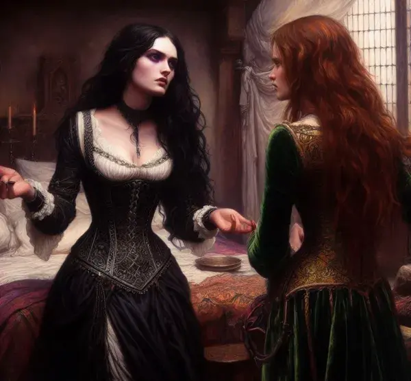 Yennefer of Vengerberg and Triss Merigold