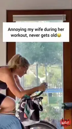 Man Annoys His Wife During Her