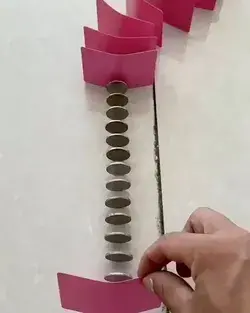 Amazing domino set up