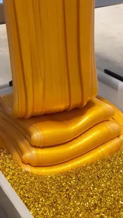 Golden Waterfall😱