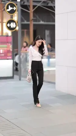 亚洲美女 街拍美女 女神    beauty street beauty goddess    Fashion   Outfit