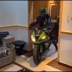 Ride Motorcycle At Home