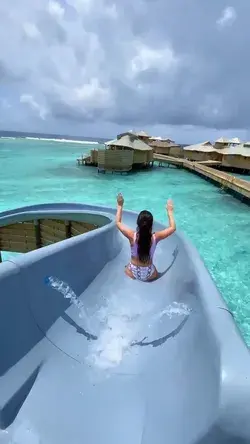 Where I want to be, Imagine having this water slide in your villa, at Soneva