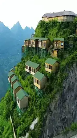 Incredible mountain villas in Guizhou, China⛰
