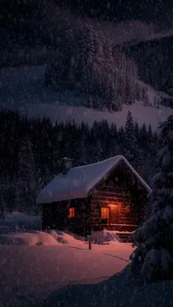 Snowy Mountain Atmosphere 🥰