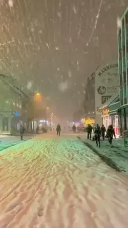 A winter wonderland in Tromsø, Norway, enjoy the snow