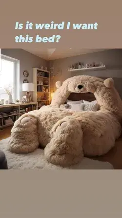 happiness is a bear bed