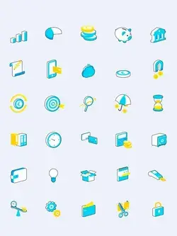 30 Animated Finance Icons