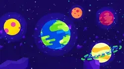 Space Scene Animation