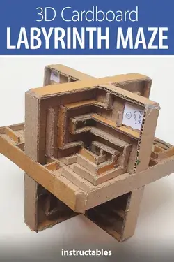 3D Cardboard Labyrinth Maze