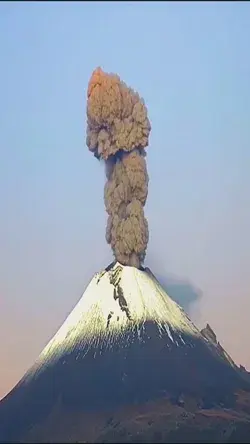 Volcano eruption