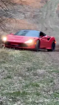 Ferrari F8 Tributo hillclimb 🤯⁠ ⁠ Video @whistlindiesel⁠ #SupercarFails