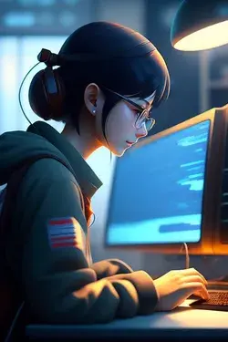 Tech girl aesthetic anime pfp inspo